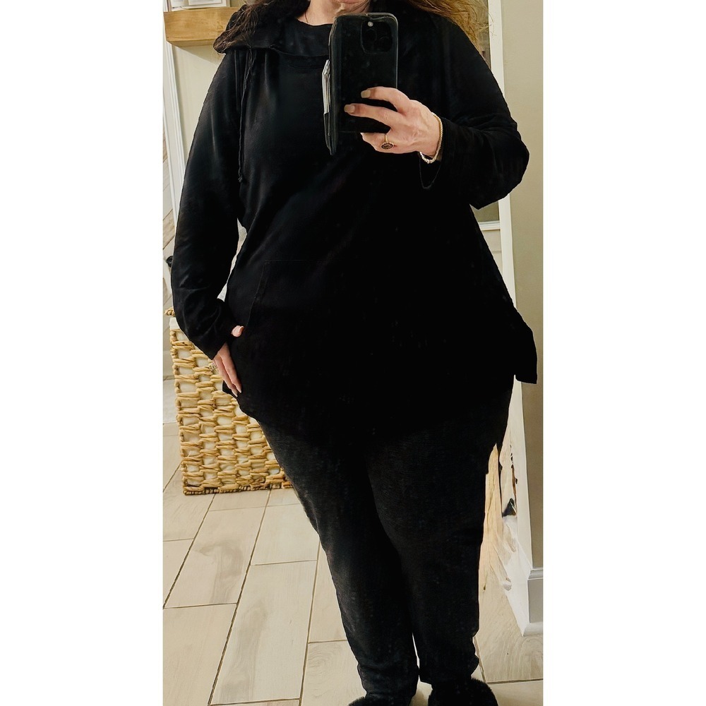 Hoodie Pullover Sweatshirt Tunic Top with Pockets Comfy Casual